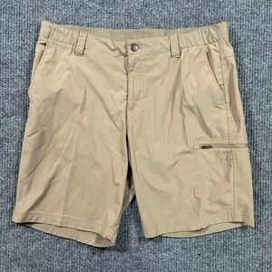 ZeroXposur Mens Cargo Shorts Size 38 Oak Zip Pocket Outdoor Casual Mid Rise